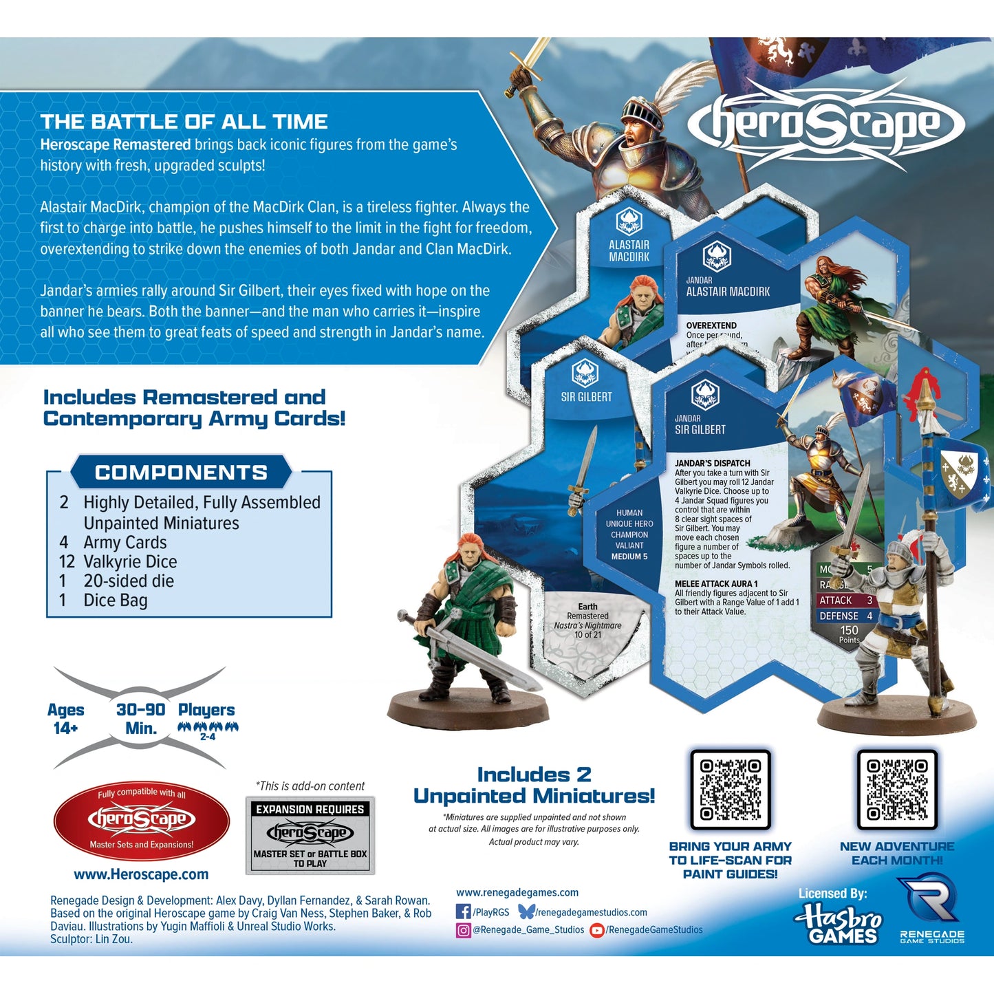 Heroscape - Champions of Jandar Remastered - Army Expansion - Englisch