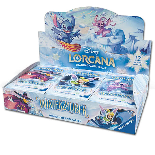 Disney Lorcana TCG - Winterzauber - Booster Display (24 Booster) - DE - Early-Bird-Angebot