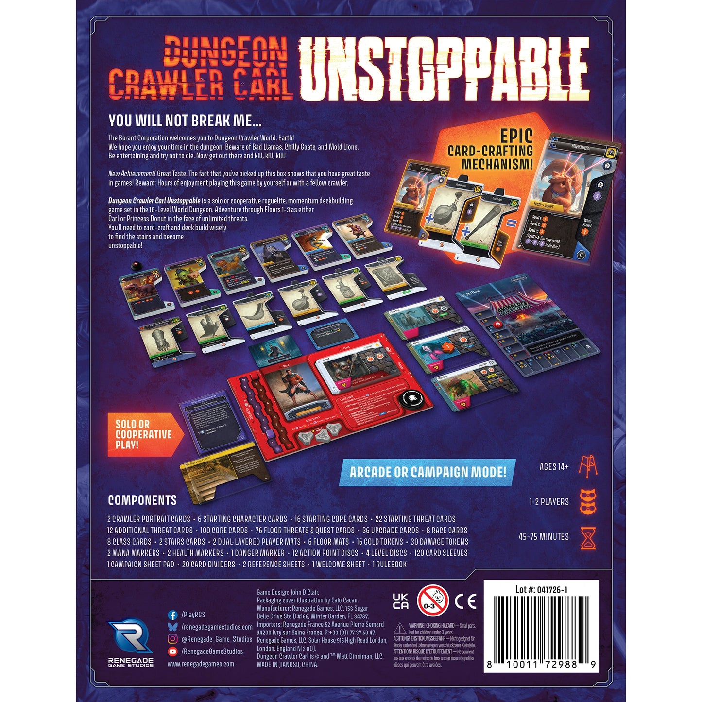 Dungeon Crawler Carl Unstoppable: Core Box - Englisch