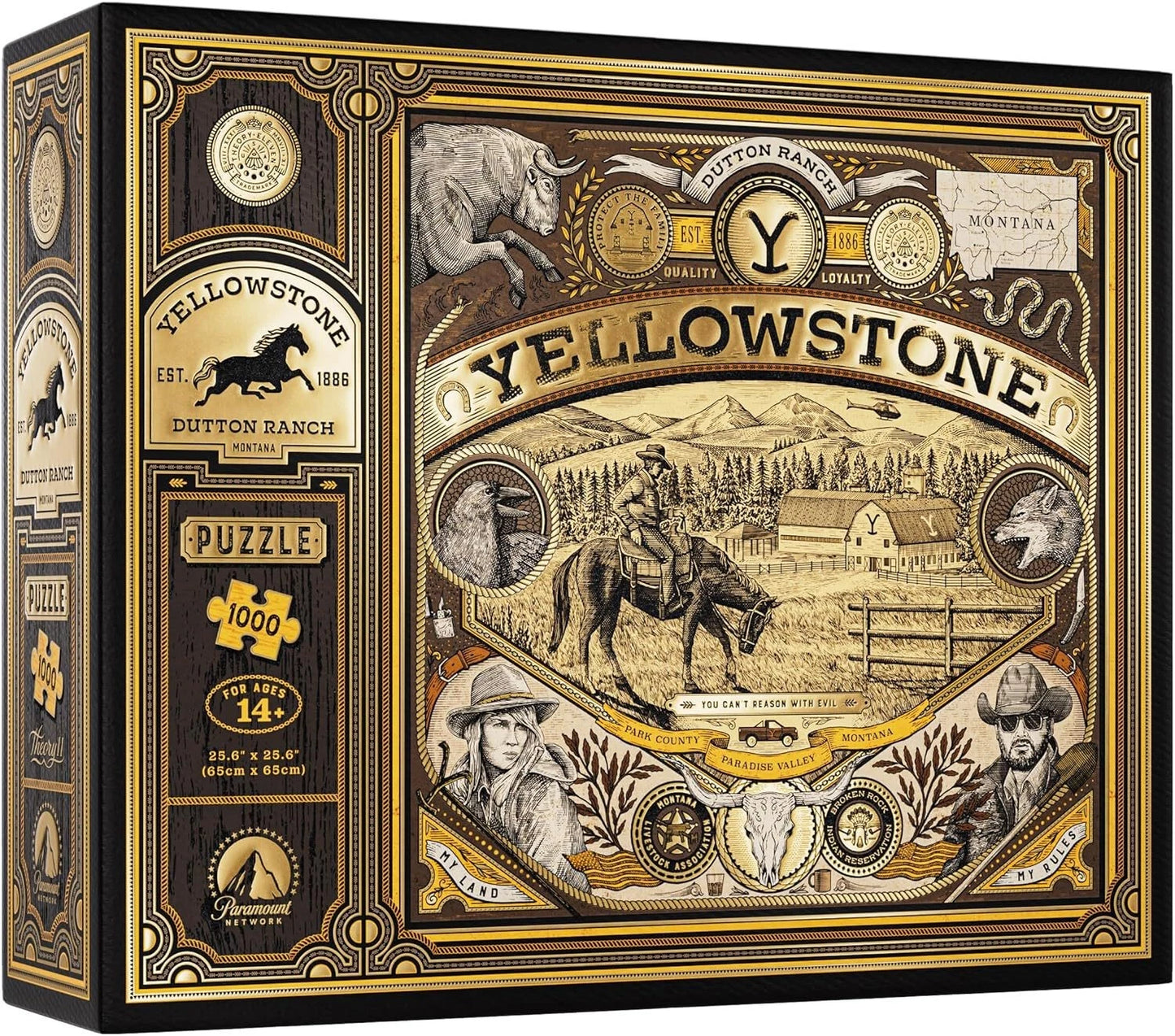 Theory 11 - Yellowstone - Puzzle - 1000 Teile