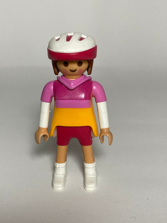 Playmobil Fahrradfahrerin mit Helm - 8628 - Figur 
